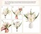 Small Artificial Flowers in Ceramic Vase 13.5" Centerpieces Coffee Table Decor, Silk Flower Arrangements for Home Decor Indoor Fake Flower Bouquet for Dining Room Kitchen Wedding, White